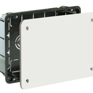 CAJA DE REGISTRO ELÉCTRICO 170X112X47MM PARA EMPOTRAR DE INTERIOR CON TAPA DE TORNILLO