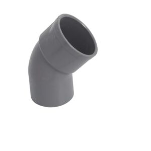 CODO PVC 45º MACHO-HEMBRA 40 MM