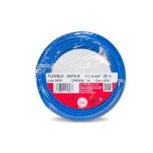 HILO FLEXIBLE H07V-K 1,5mm2 AZUL 25M