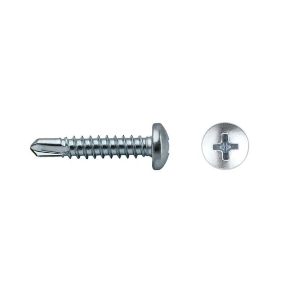TORNILLOS ROSCA CHAPA PARA METAL CINCADOS 3,5X9,5MM. 1000UDS