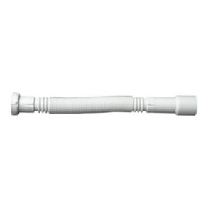 SIFÓN LAVABO EXTENSIBLE 1 1/4" BLANCO