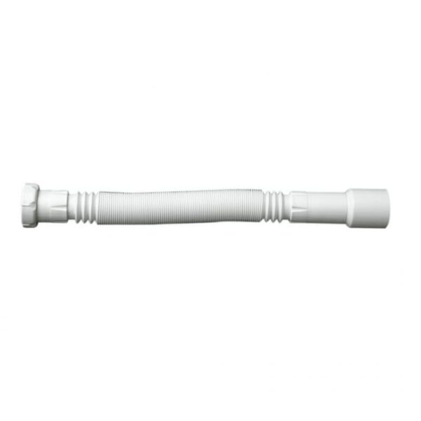 SIFÓN LAVABO EXTENSIBLE 1 1/4" BLANCO