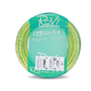 HILO FLEXIBLE H07V-K 6mm2 VERDE/AMARILLO 20M